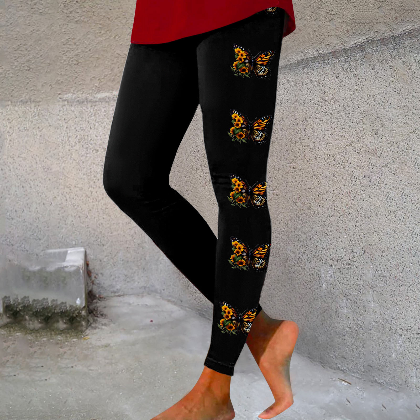 thumbnail image 2 of WILLBEST Leggings de Yoga Estampados Para Mujer, de Cintura Alta, Para Entrenar, Correr, Deportes, Cómodos y Elásticos, Ropa Deportiva 1325 Grande, 2 of 5
